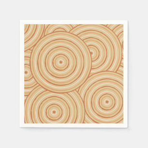 Serviettes Jetables Peinture en ligne autochtone