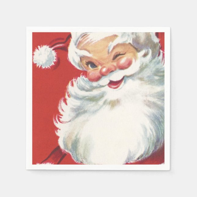 Serviettes Jetables Père Noël (Devant)