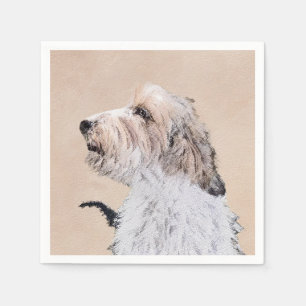 Serviettes Jetables Petit Basset Griffon Vendéen Peinture - Chien Art