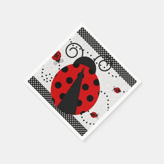 Serviettes Jetables Petite dame Baby shower serviettes (Coin)