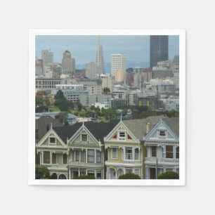 Serviettes Jetables Photographe de San Francisco Postcard