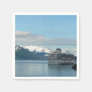Serviettes Jetables Photographie de voyage de croisière en Alaska