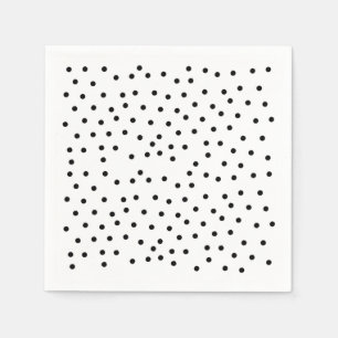 Serviettes Jetables Points noirs