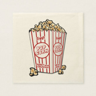 Serviettes Jetables Popcorn frais