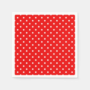 Serviettes Jetables Pot rouge