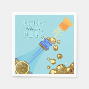 Serviettes Jetables Préparez pour sauter la douche de bleus layette d