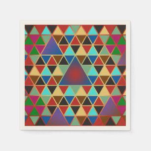 Serviettes Jetables Pretty triangle pattern III + your ideas