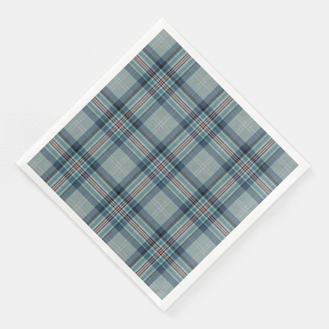 Serviettes Jetables Princesse Diana Memorial Tartan (Coin)