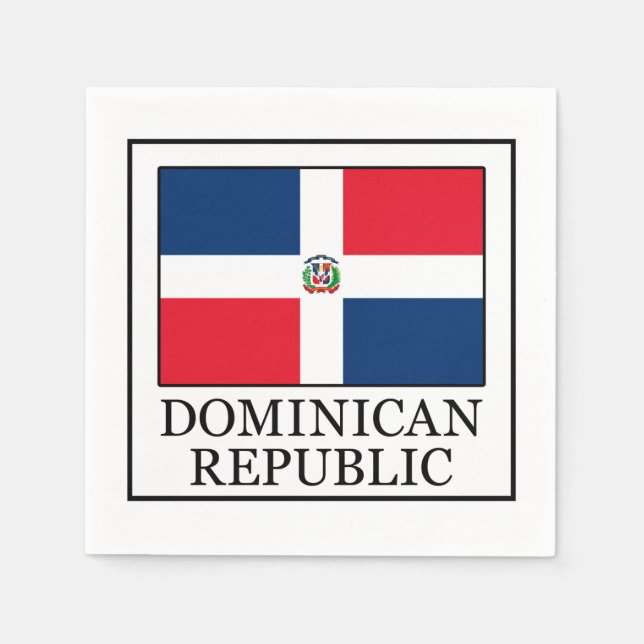 Serviettes Jetables République dominicaine (Devant)