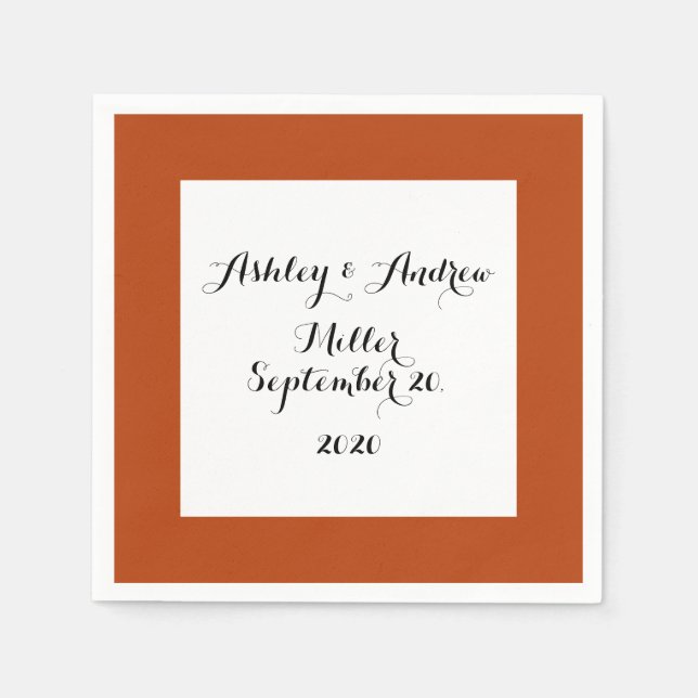 Serviettes Jetables Robe de haute qualité couleur (Devant)