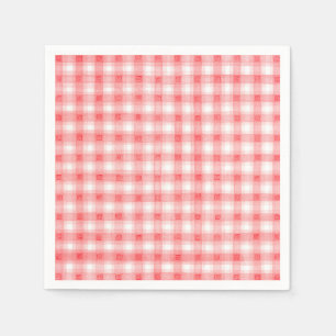 Serviettes Jetables Rouge