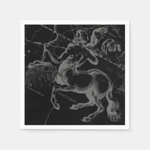 Serviettes Jetables Sagittarius Constellation Classy Hevelius