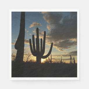 Serviettes Jetables Saguaro Sunset II Arizona
