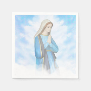 Serviettes Jetables Sainte Vierge Marie Napkin
