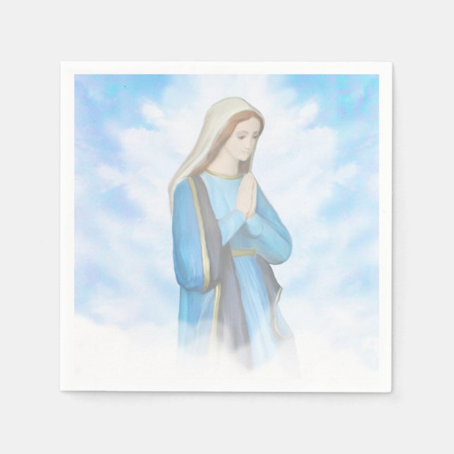 Serviettes Jetables Sainte Vierge Marie Napkin (Devant)