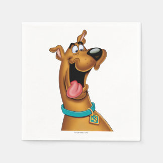 Serviettes Jetables Scooby-Doo a excité le visage
