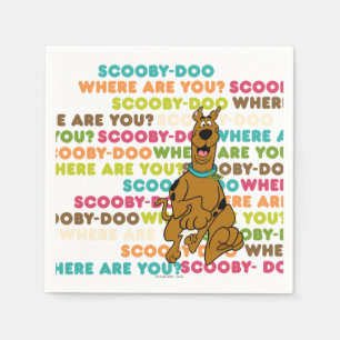 Serviettes Jetables Scooby-Doo Coureur "Où Es-Tu ?"