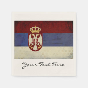 Serviettes Jetables Serserbe Flag Party Napkins
