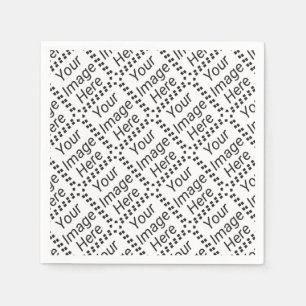 Serviettes Jetables Serviette de papier faite sur commande - blanc