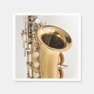 Serviettes Jetables Serviette de saxophone de soprano