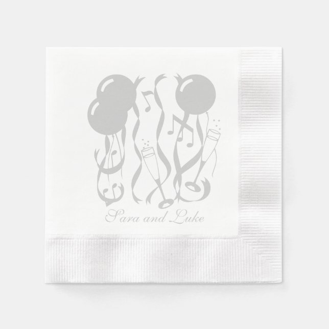 Serviettes Jetables Serviettes de mariage (Devant)