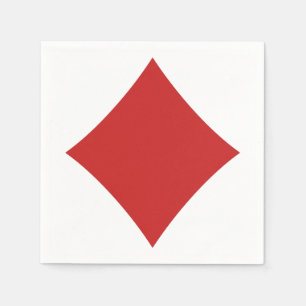 Serviettes Jetables Serviettes papier du lecteur de carte - Diamant