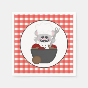 Serviettes Jetables Servir boulettes de viande Italien nourriture amus