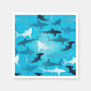 Serviettes Jetables Sharks !