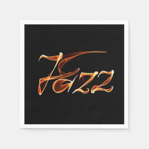 Serviettes Jetables Signal de feu de jazz