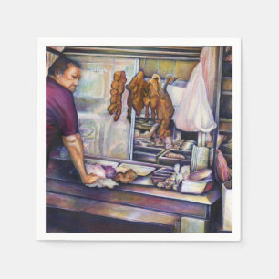 Serviettes Jetables Singapour embrassé par le soleil