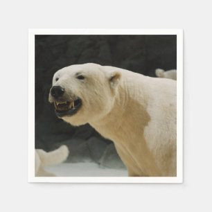 Serviettes Jetables Sourire d'ours polaire