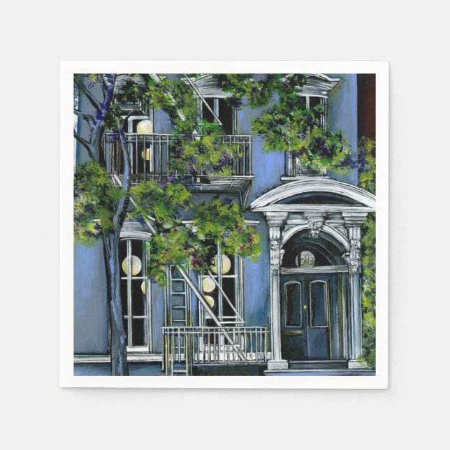 Serviettes Jetables Sphère lumineuse de l'intérieur, New York (Devant)