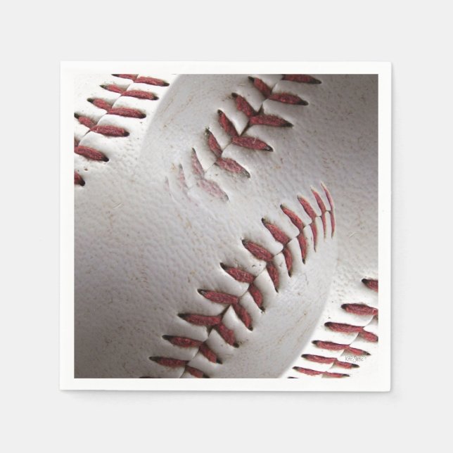 Serviettes Jetables Sports De Baseball (Devant)