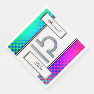 Serviettes Jetables Symbole du Zodiaque de Libra par Kenneth Yoncich