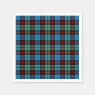 Serviettes Jetables Tartan de Guthrie de clan