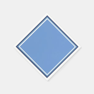 Serviettes Jetables Tentu bleu