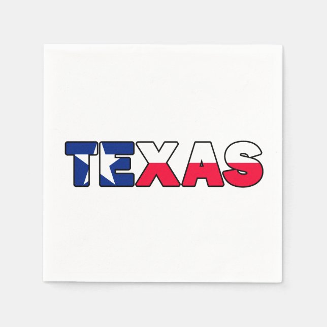 Serviettes Jetables Texas (Devant)