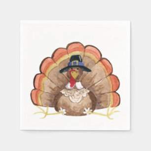 Serviettes Jetables Thanksgiving Turquie