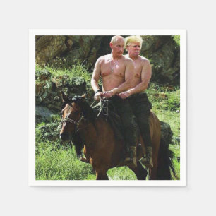 SERVIETTES JETABLES TRUMP POTIN