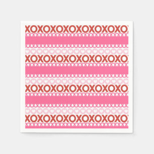 Serviettes Jetables Valentine mignon