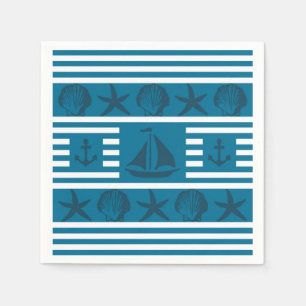 Serviettes Jetables Vie marine