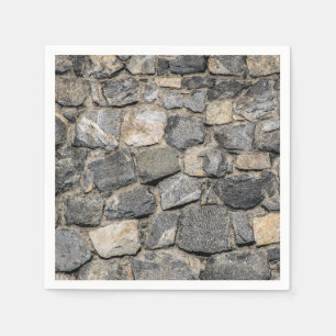 Serviettes Jetables Vieille texture murale en pierre