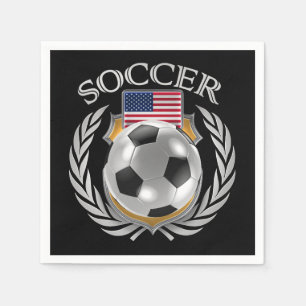 Serviettes Jetables Vitesse de fan du football 2016 des Etats-Unis