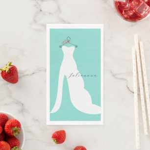 Serviettes Jetables Voici La Mariée Fête De Douche Personnalisée