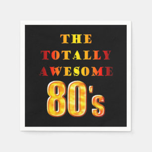 Serviettes Jetables Vraiment génial 80s Cocktail Napkin