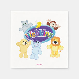 Serviettes Jetables Webkinz : Entré et jeu