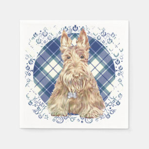 Serviettes Jetables Wheate Tartan