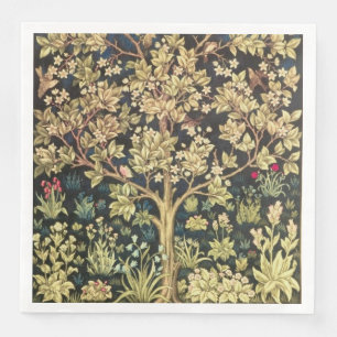 Serviettes Jetables William Morris Arbre De Vie Vintage Pré-Raphaélite