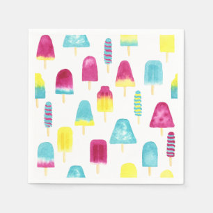 Serviettes Jetables Yummy Popsicles