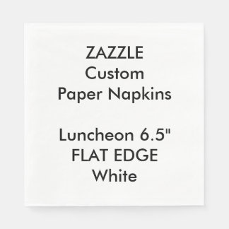 Serviettes Jetables Zazzle personnalisé Bordure Plate de déjeuner papi